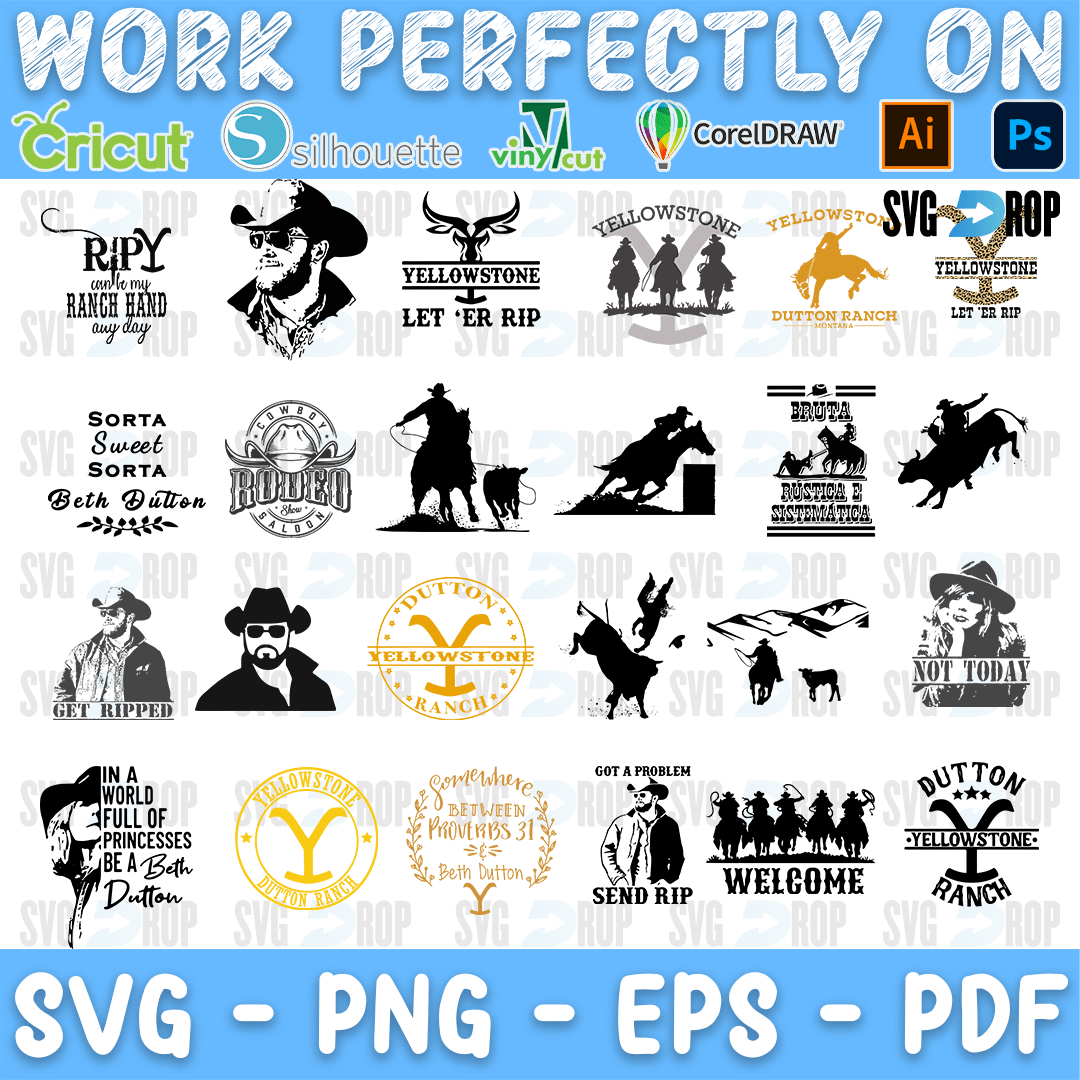 Yellowstone Bundle SVG