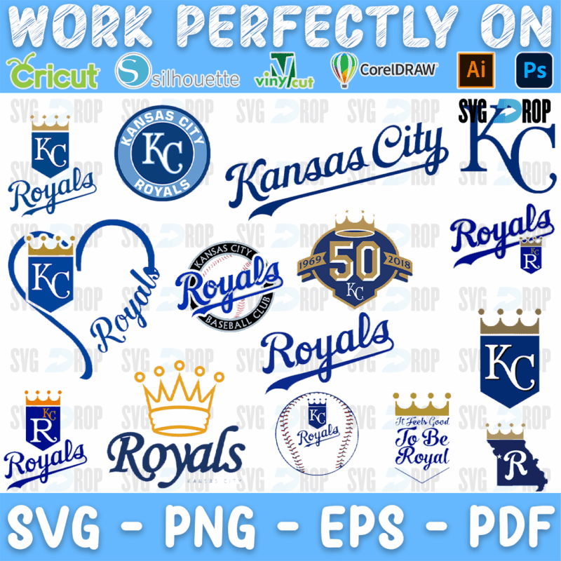 Kansas City Royals SVG bundle