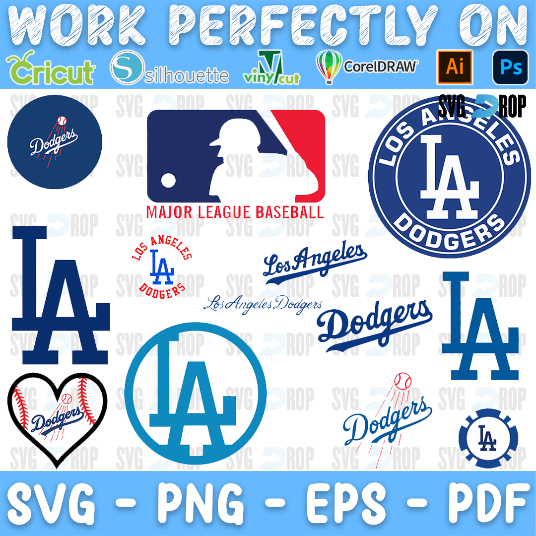 Los Angeles Dodgers Bundle SVG