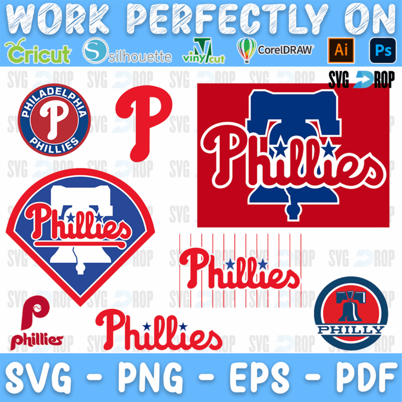 Philadelphia Phillies Bundle SVG