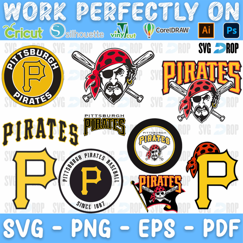 Pittsburgh Pirates Bundle SVG