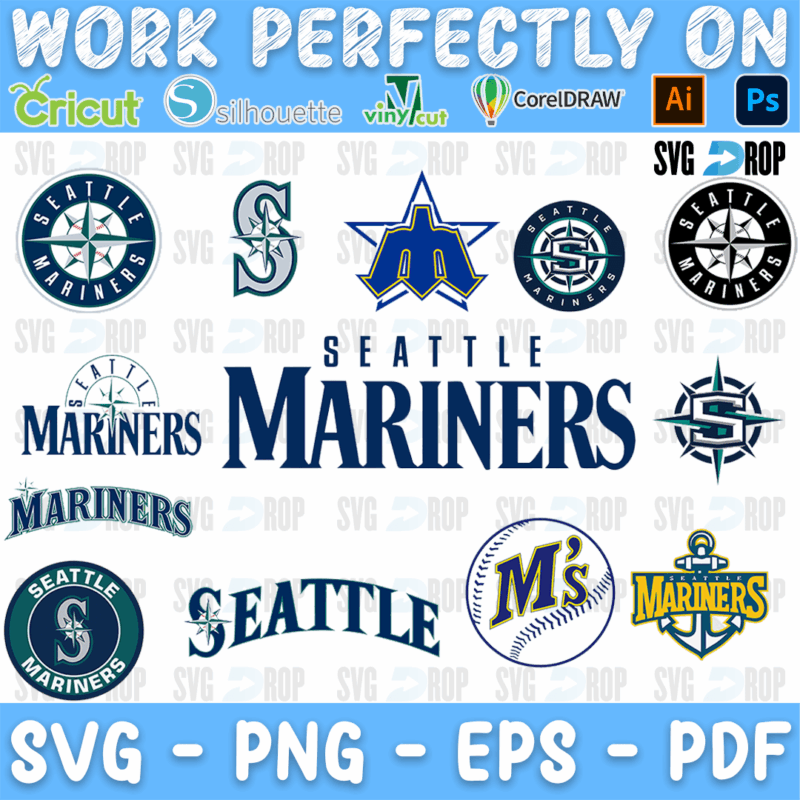Seattle Mariners Bundle SVG