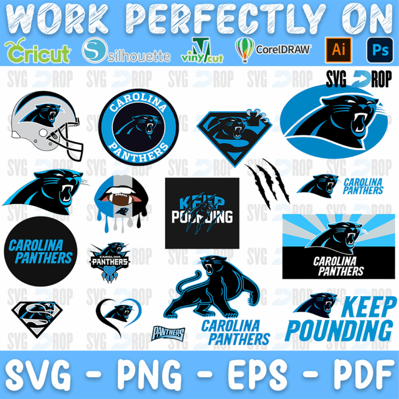 Carolina Panthers Bundle SVG