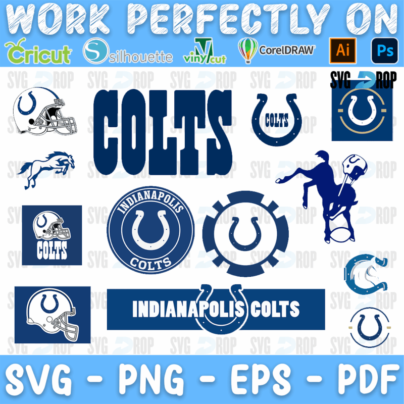 Indianapolis Colts SVG bundle