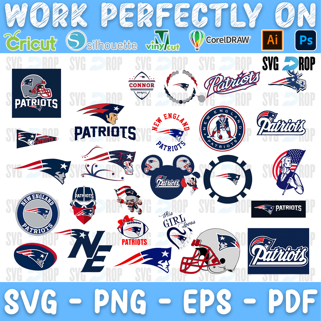 New England Patriots Bundle SVG