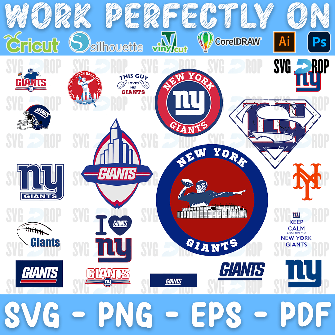 New York Giants Bundle SVG