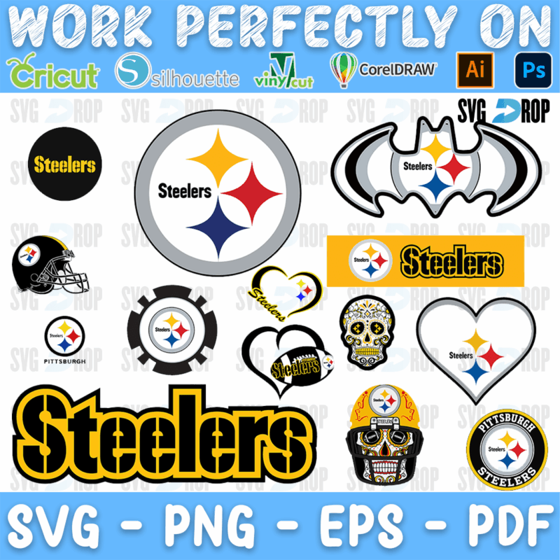 Pittsburgh Steelers Bundle SVG