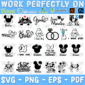 Mickey Mouse Married Bundle SVG
