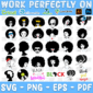 Afro Woman Bundle SVG