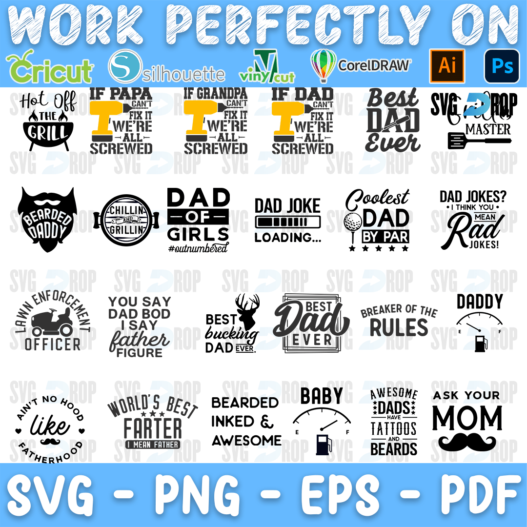 Fathers Day Bundle SVG