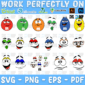 M and M Face Bundle SVG