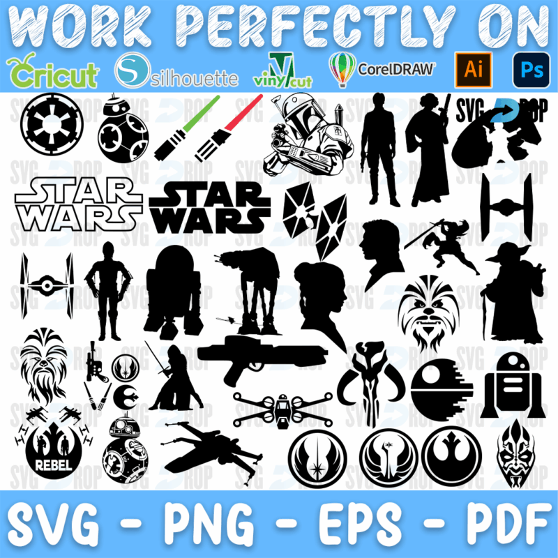 Baby Yoda Bundle SVG