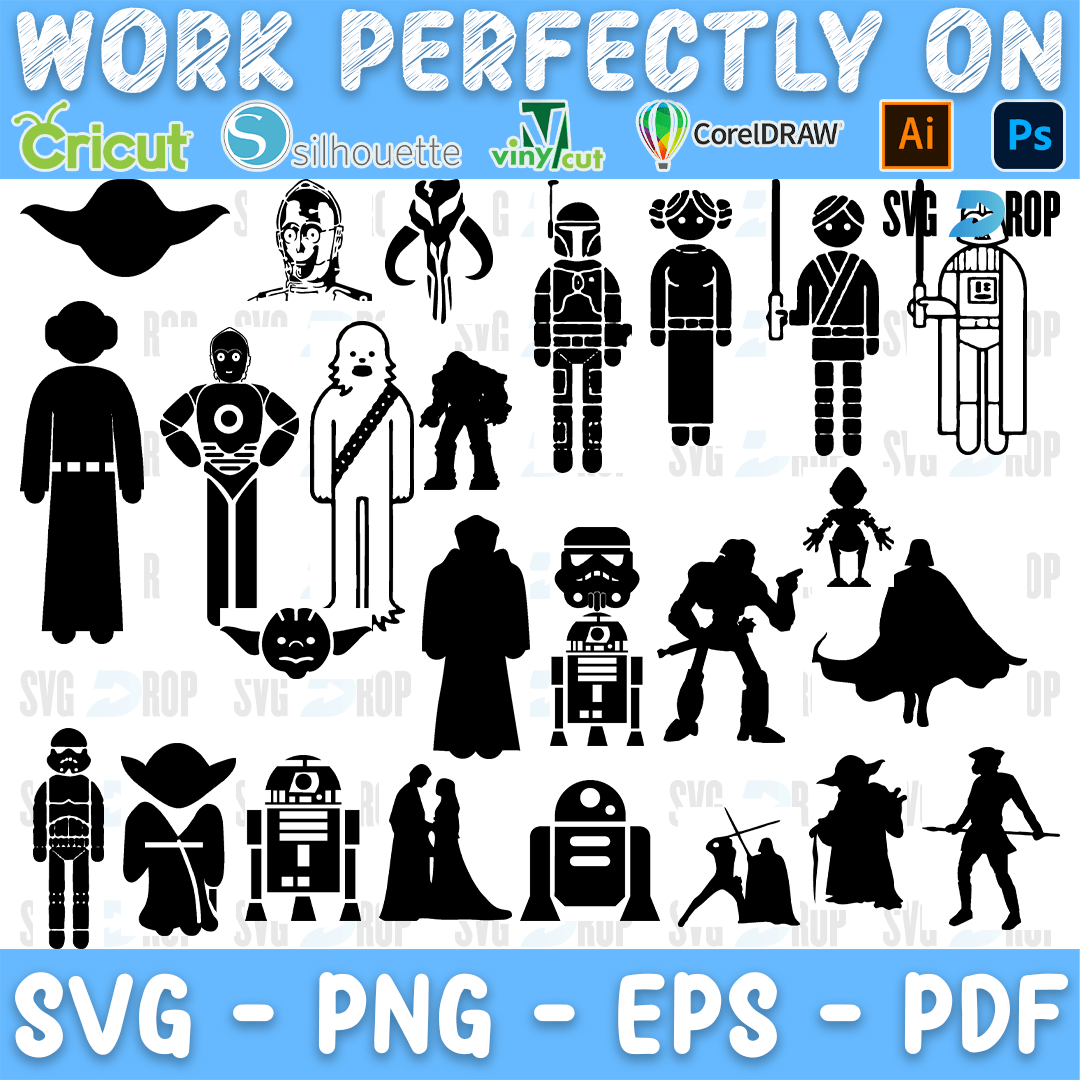 Baby Yoda Bundle SVG
