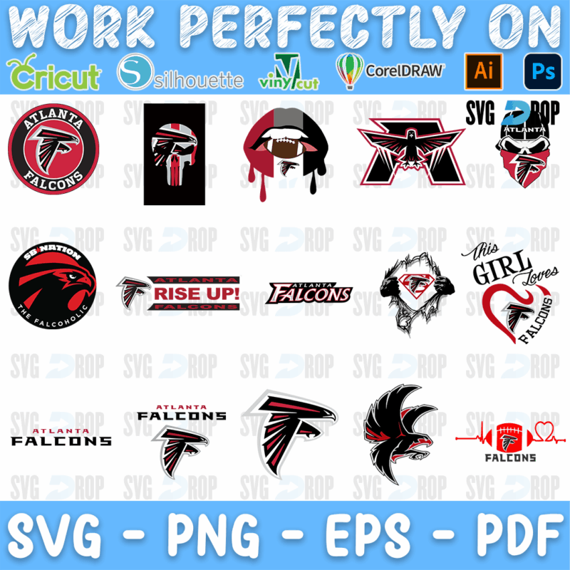 Atlanta Falcons Bundle SVG