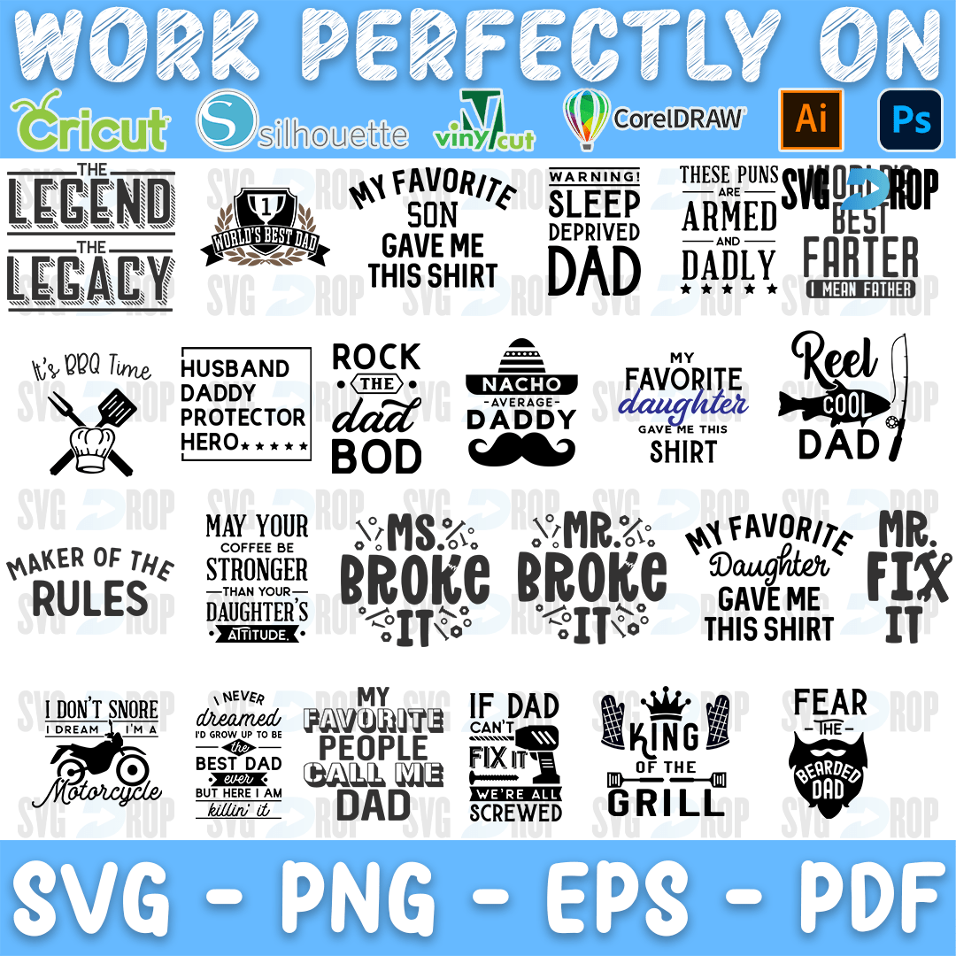 Fathers Day Bundle SVG