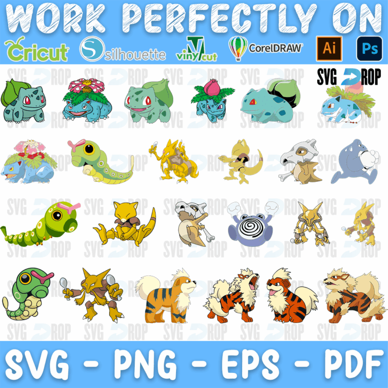 Pokemon Bundle SVG