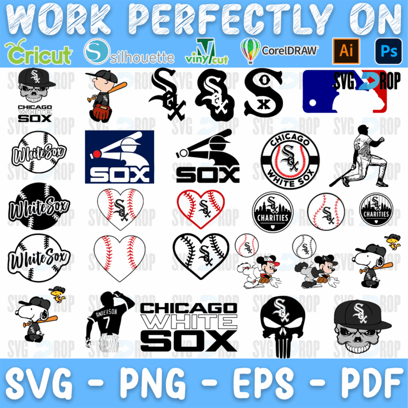 Chicago White Sox Bundle SVG