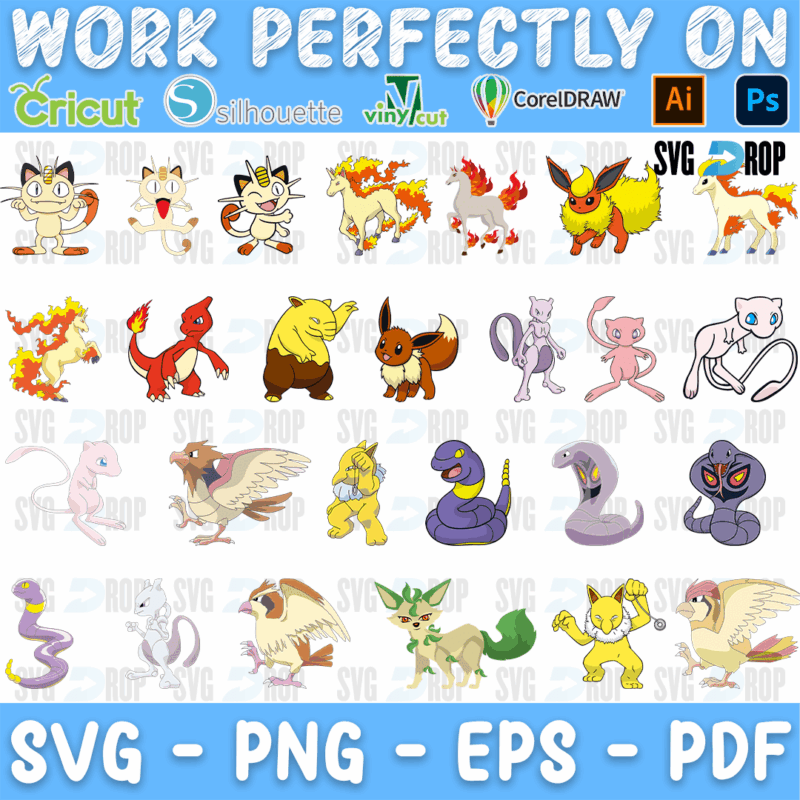 Pokemon Bundle SVG