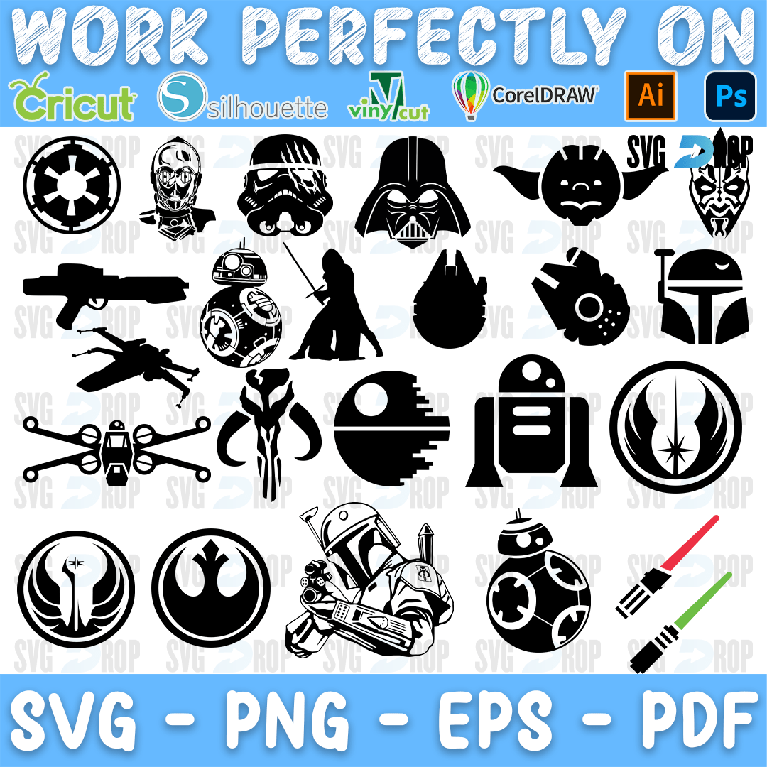Baby Yoda Bundle SVG