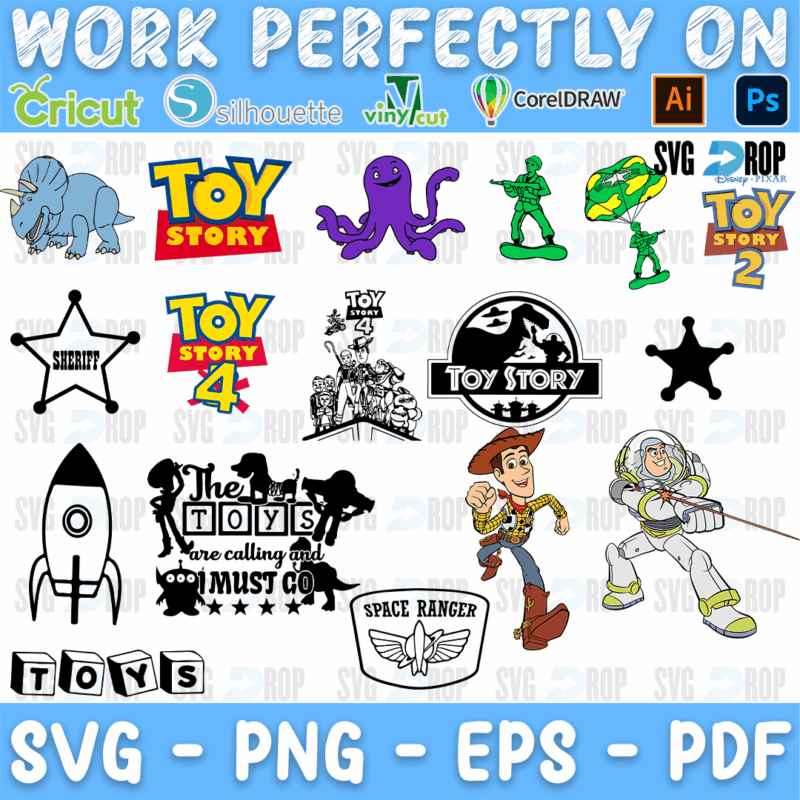 Toy Story Bundle SVG