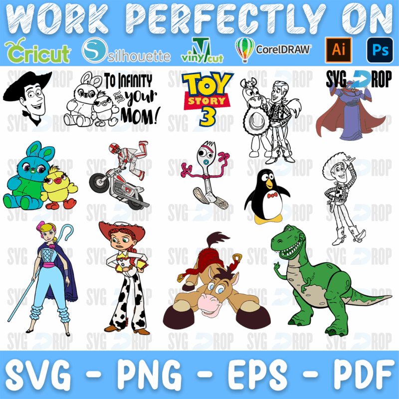 Toy Story Bundle SVG