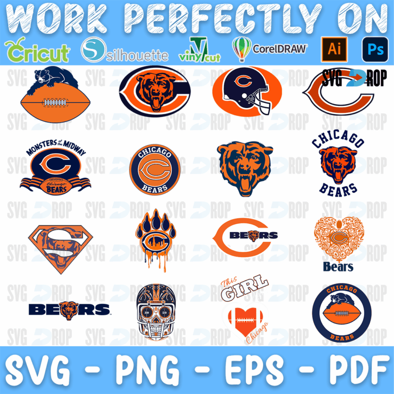 NFL Teams Bundle SVG