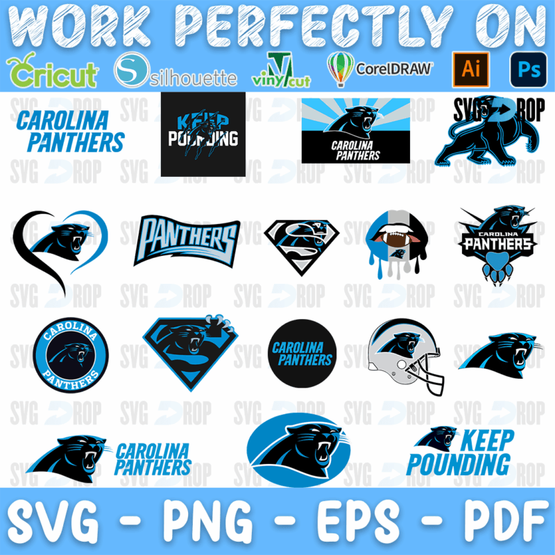 Carolina Panthers Bundle SVG