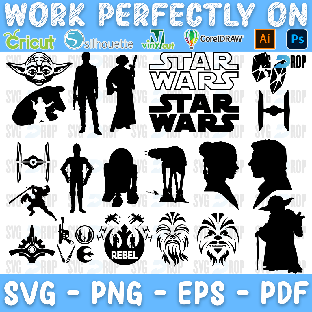 Baby Yoda Bundle SVG