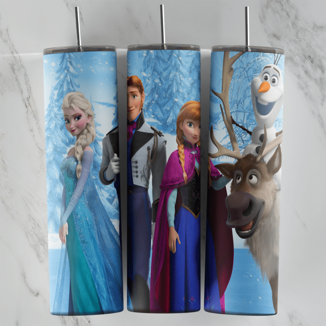 20 Oz Frozen Tumbler Cup Design