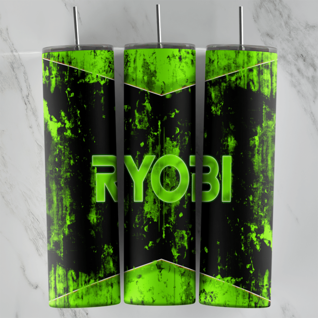 20 Oz Ryobi Tumbler Cup Design