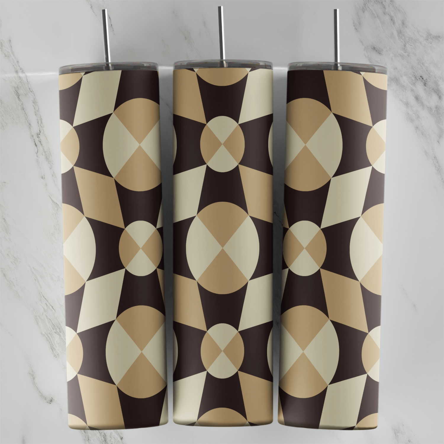 Tile 20 oz tumbler sublimation wrap