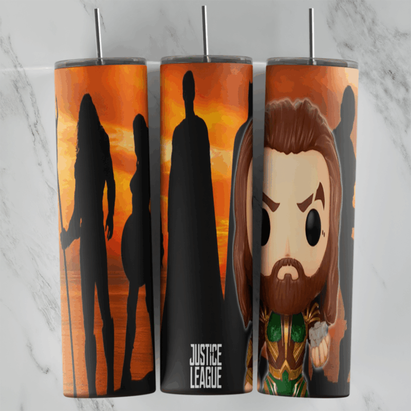 Green Arrow 20 oz tumbler sublimation wrap