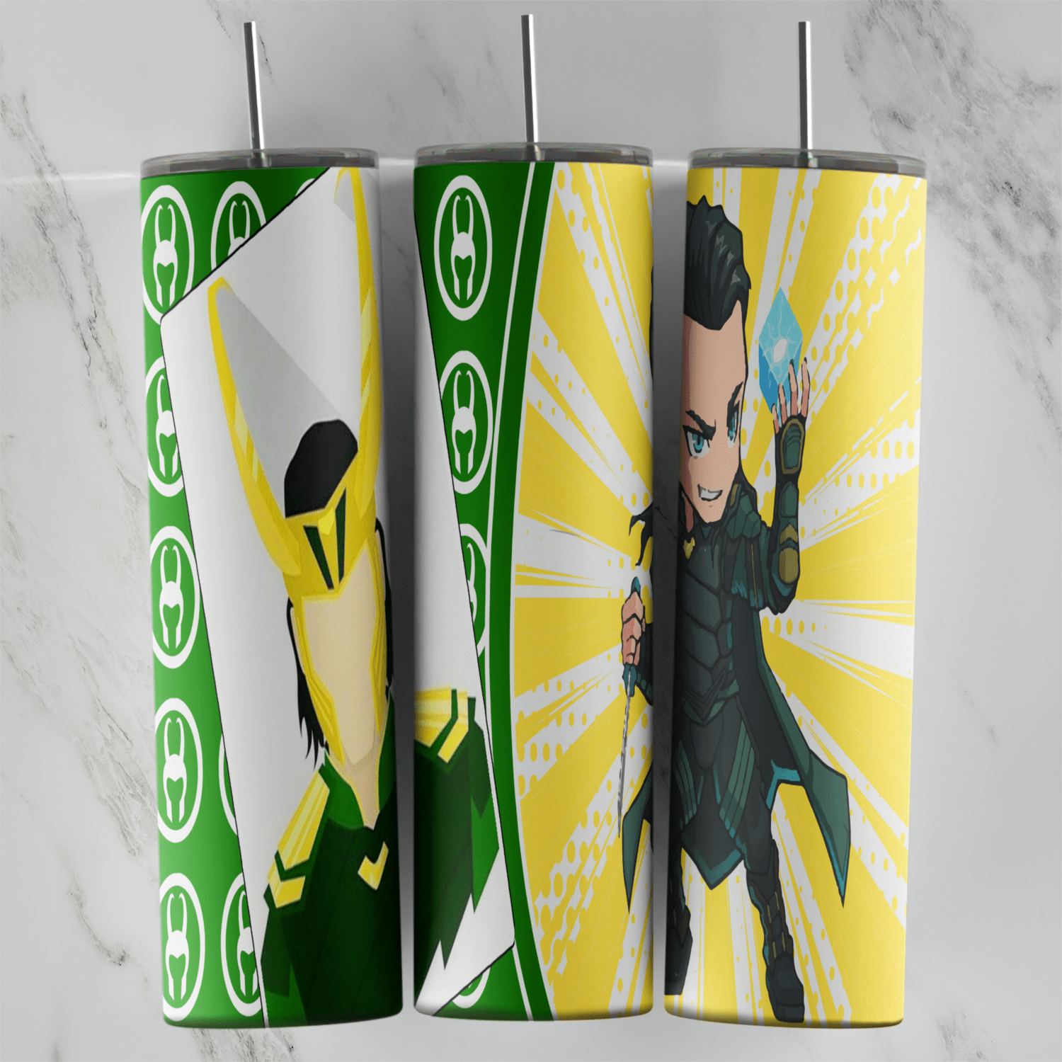 20 Oz Loki Tumbler Cup Design