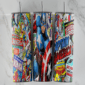 20 Oz Marvel Tumbler Cup Design