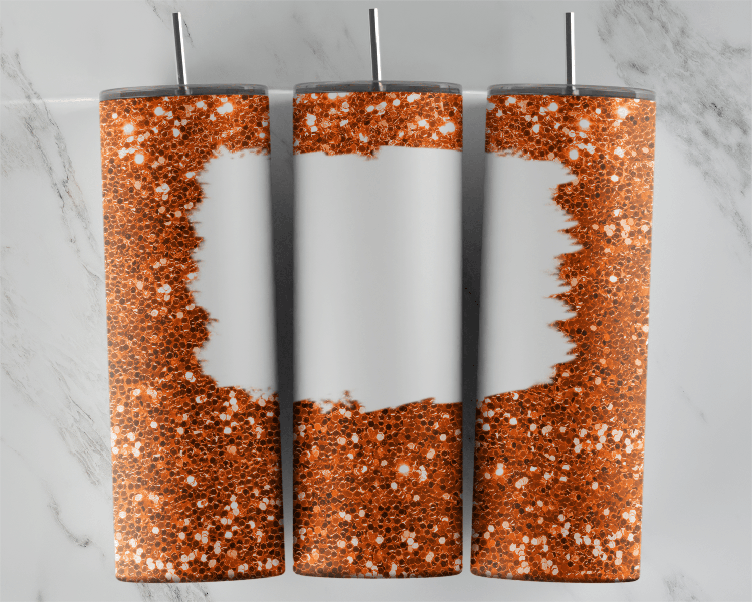 Brown Glitter 20 oz tumbler sublimation wrap
