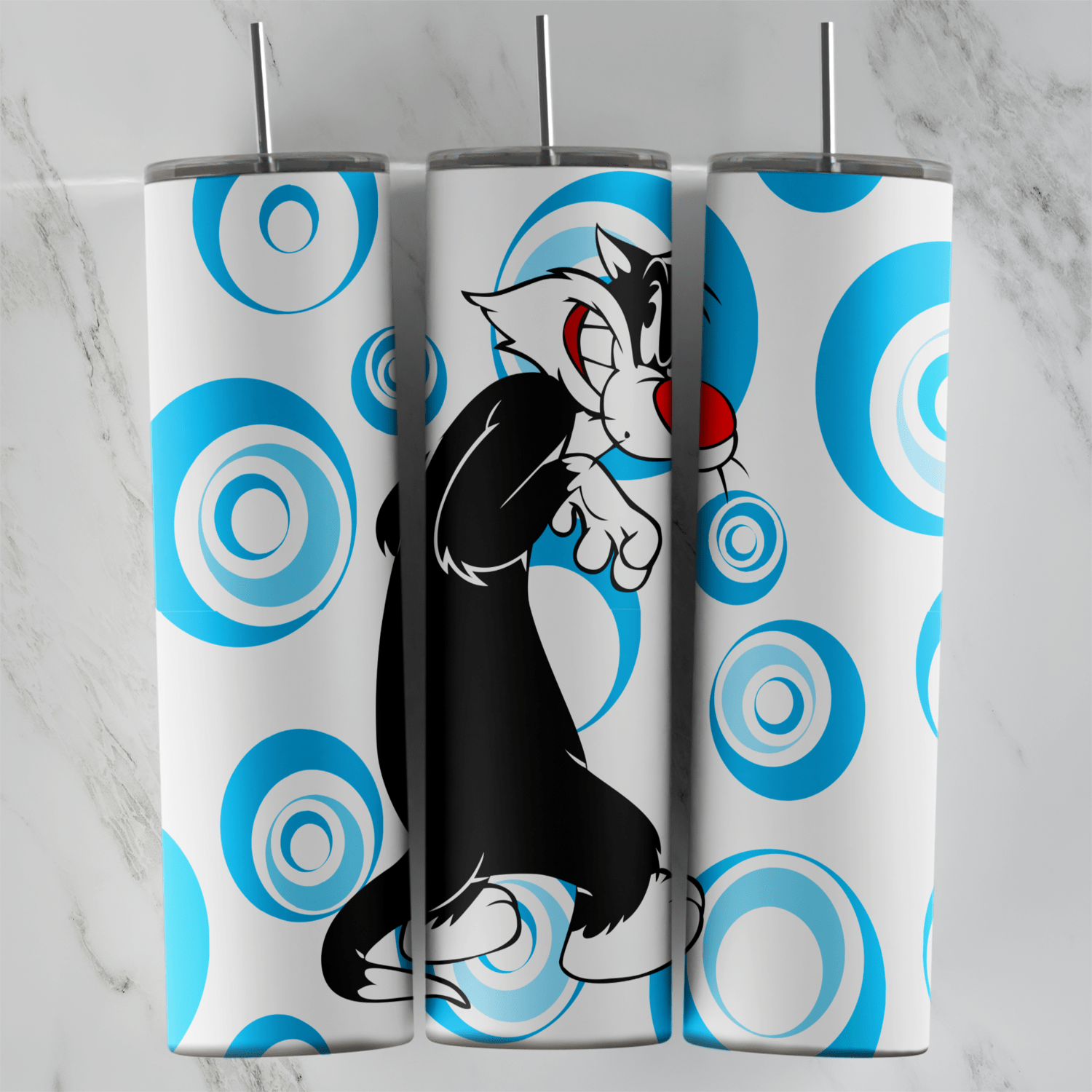 Slyvester 20 oz tumbler sublimation wrap