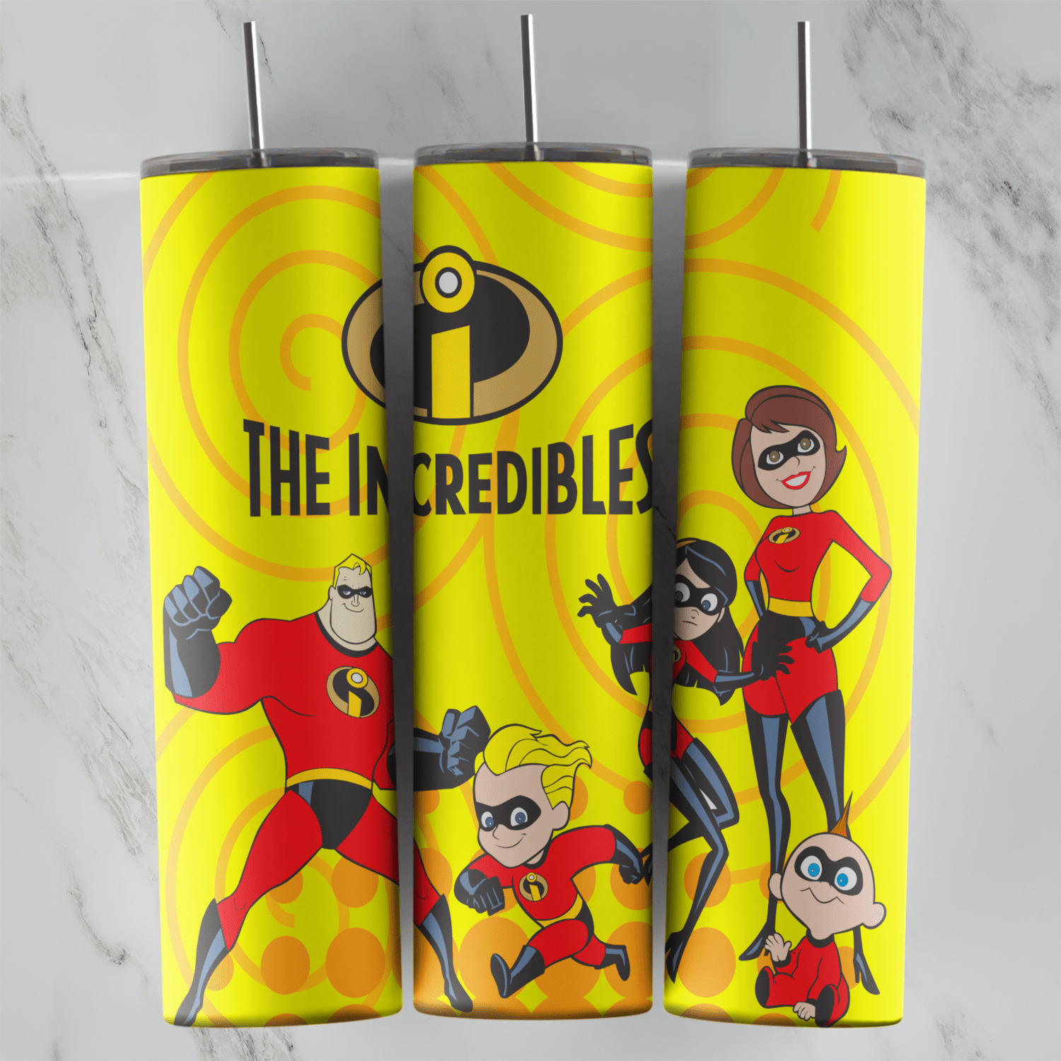 Incredibles 20 oz tumbler sublimation wrap