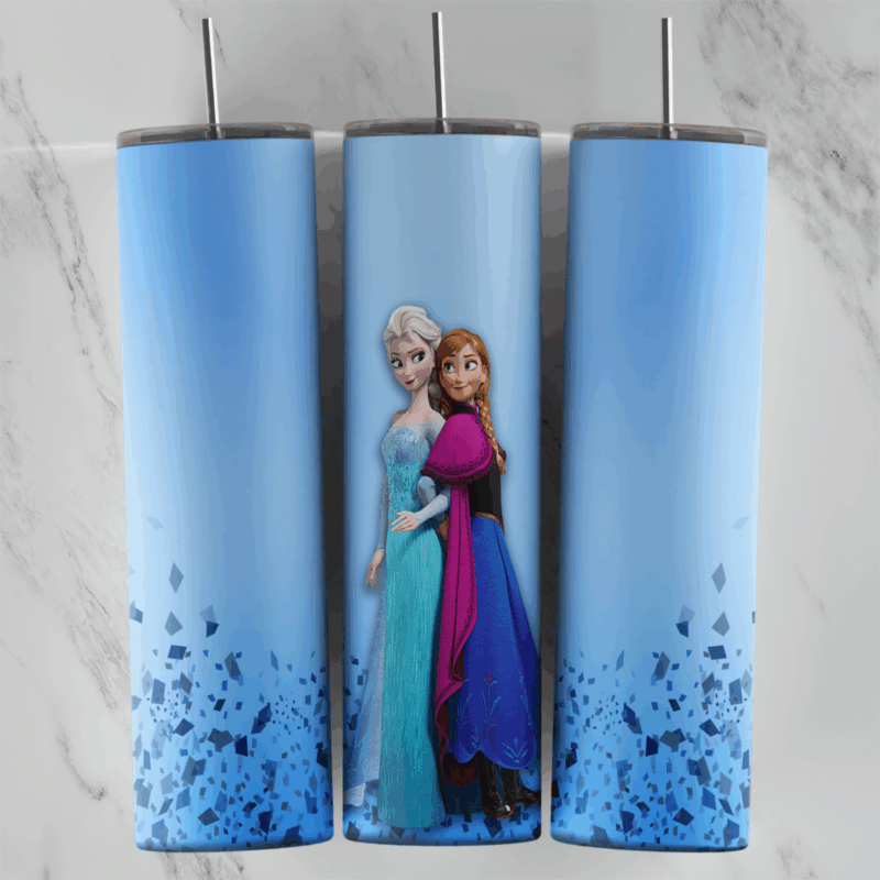 Princess Frozen 20 oz tumbler sublimation wrap
