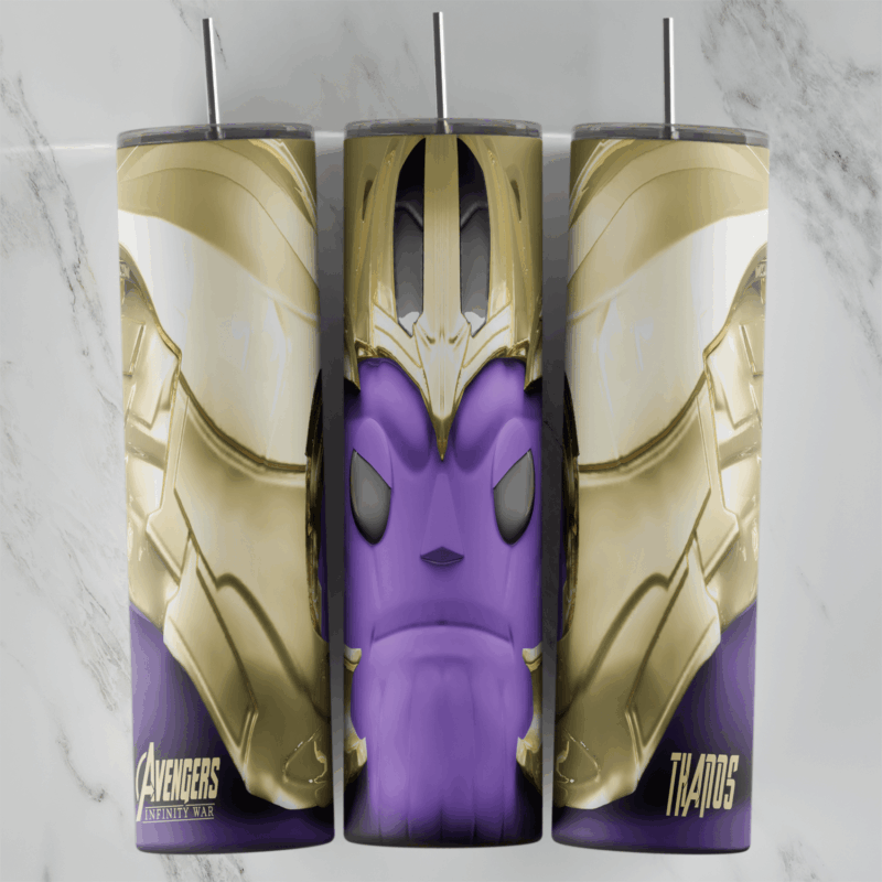 Thanos 20 oz tumbler sublimation wrap