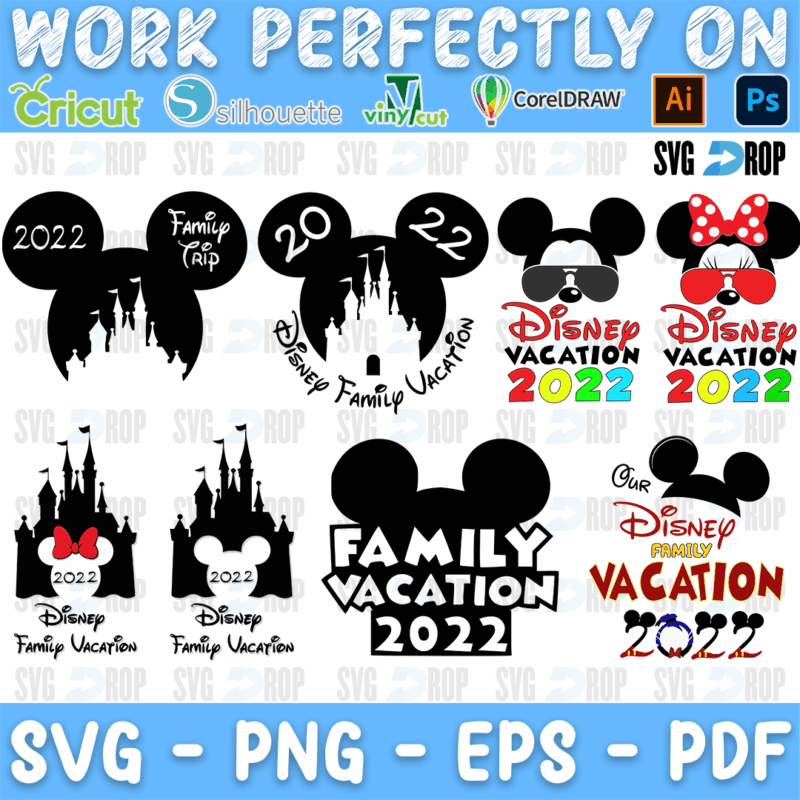 Disney Christmas Bundle SVG