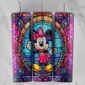 20 Oz Stained Glass Mickey Tumbler Cup Design
