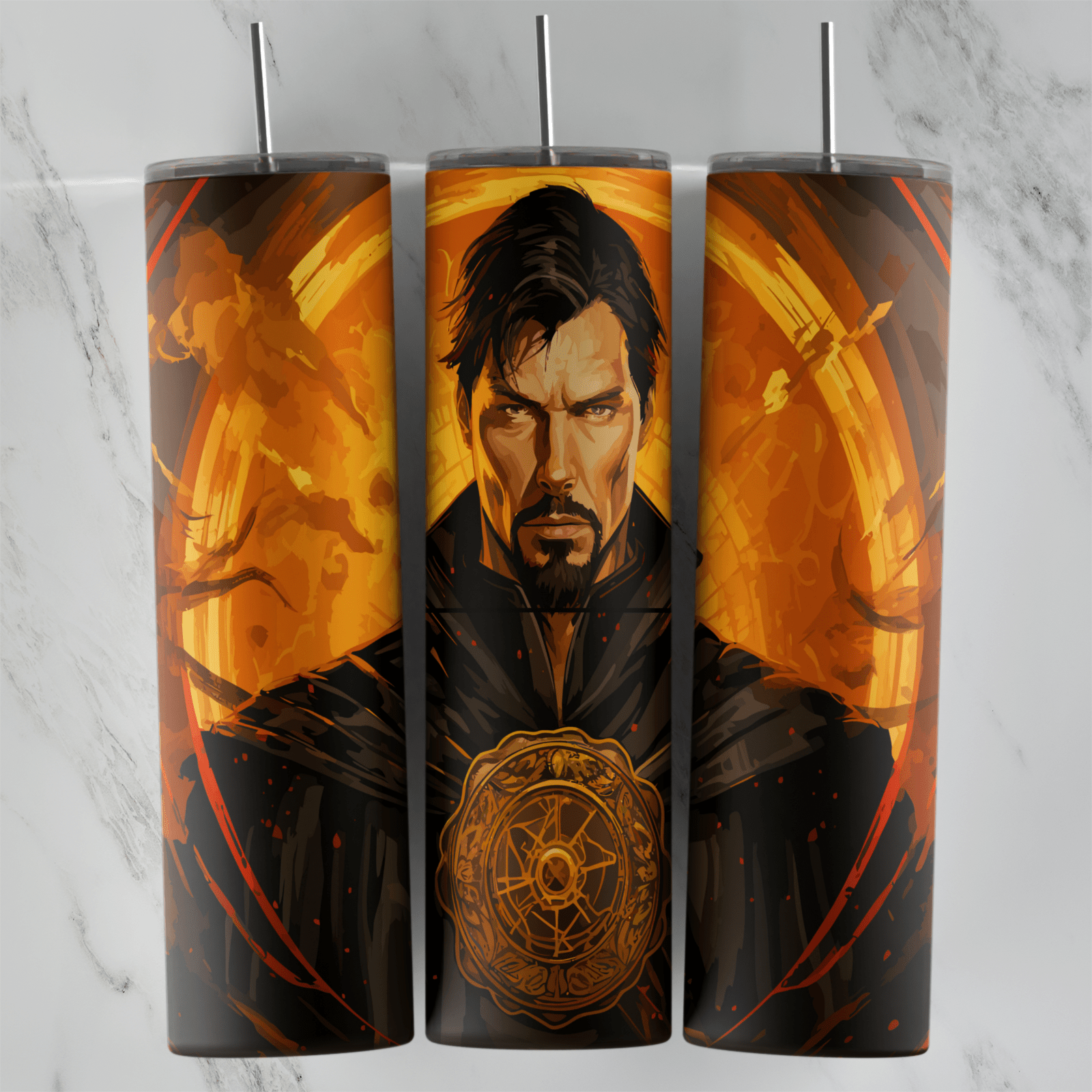 20 Oz Dr Strange Tumbler Cup Design