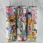 20 Oz 90s Cartoon Tumbler Cup Design