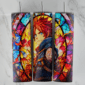 20 Oz Staine Glass Anime Tumbler Cup Design