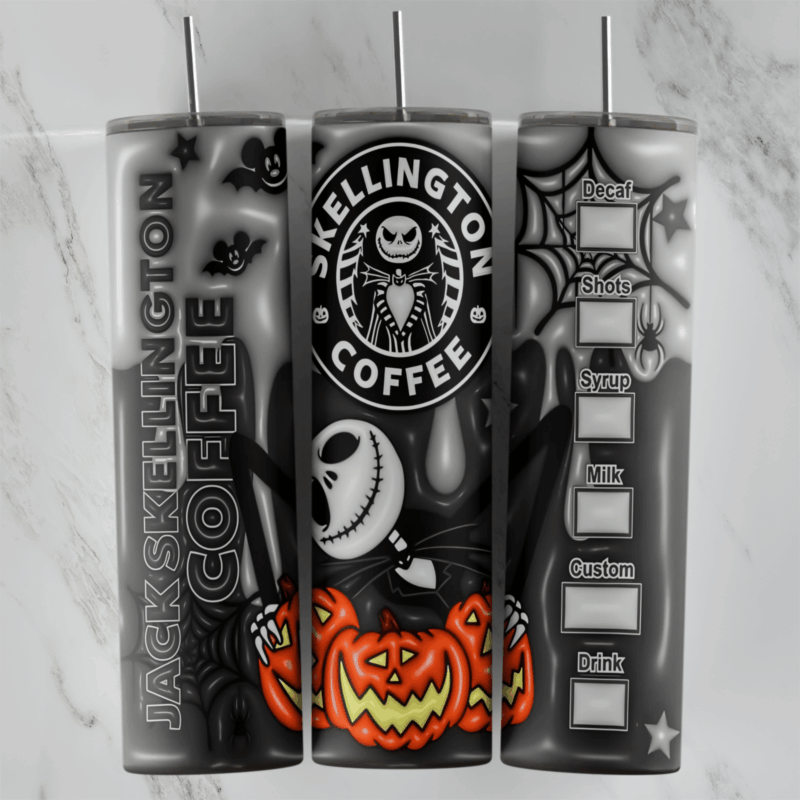 20 Oz 3D Inflated Starbucks Tumbler Cup Design