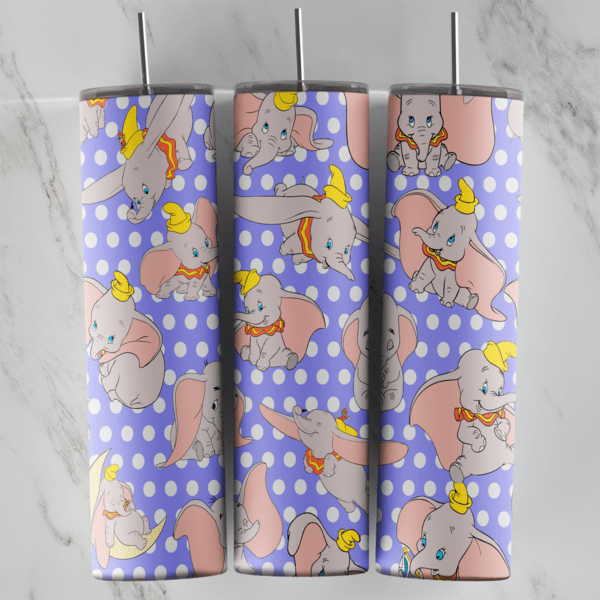 20 Oz Dumbo Tumbler Cup Design