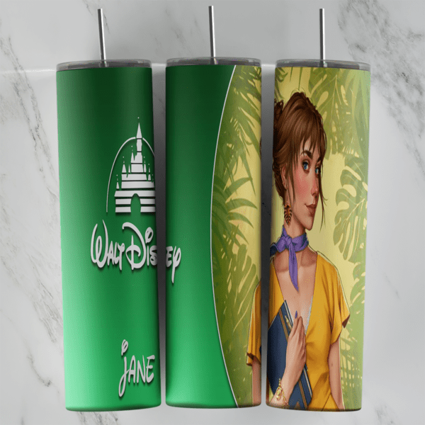 20 Oz Disney Jasmine Tumbler Cup Design