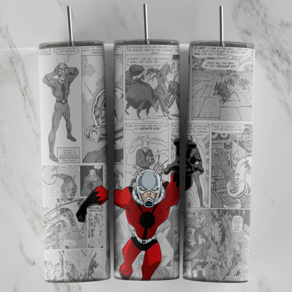 20 Oz Ant Man Tumbler Cup Design