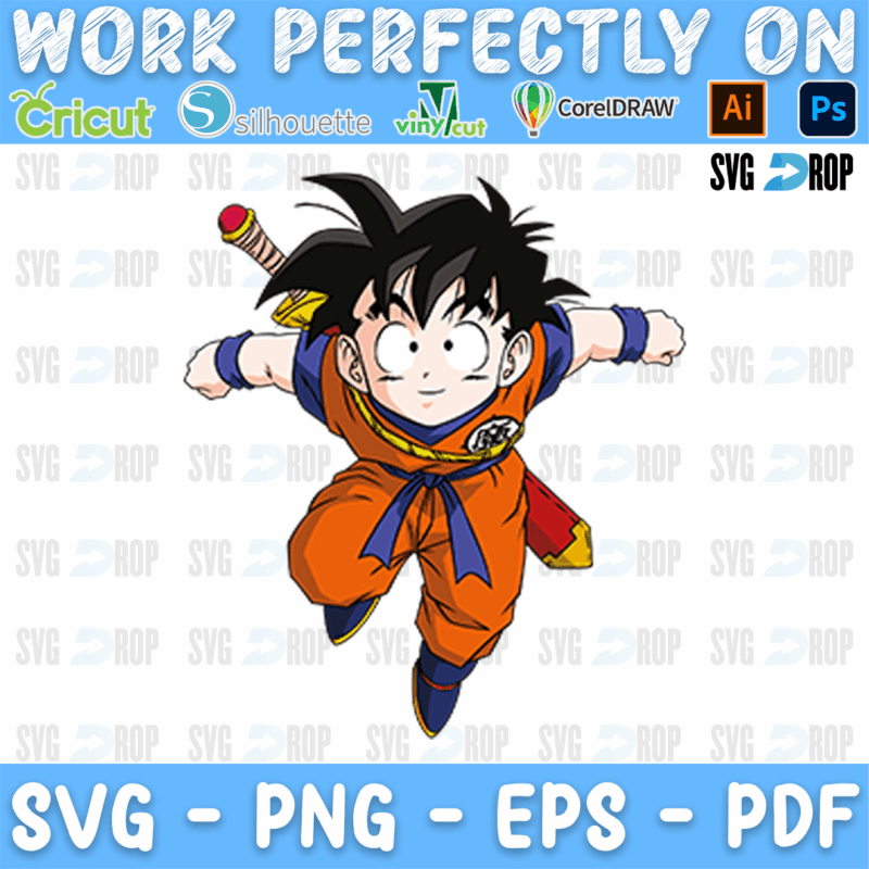 FREE Dragon Ball Z SVG Bundle