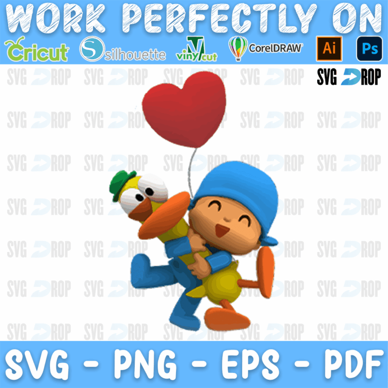 FREE Pocoyo SVG Bundle